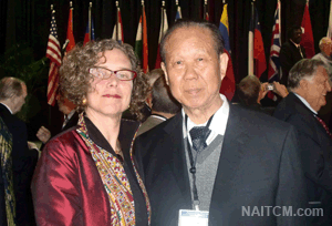 Dr. Zhang with the President of ABA in 44 Annual Meeting-2012
